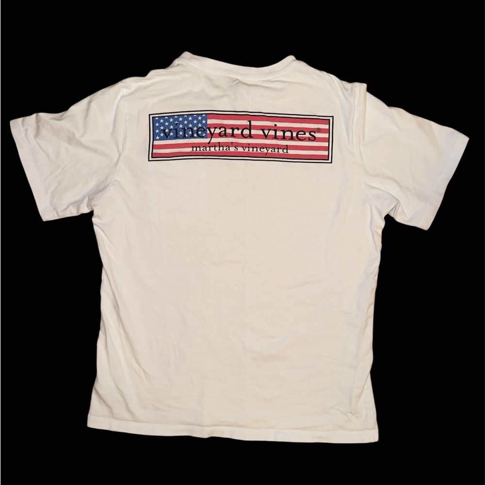 Vineyard Vines White Short Sleeve Tee - Picture 2 of 3